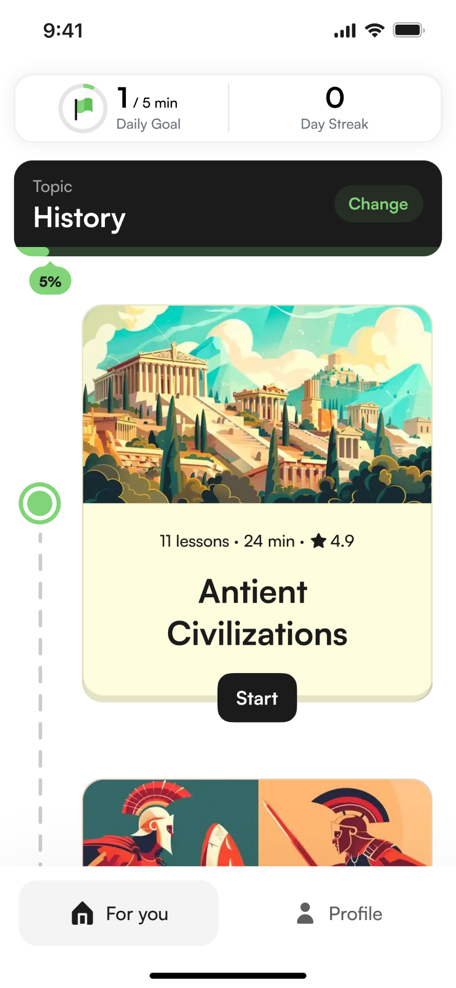 SmartyMe App Interface