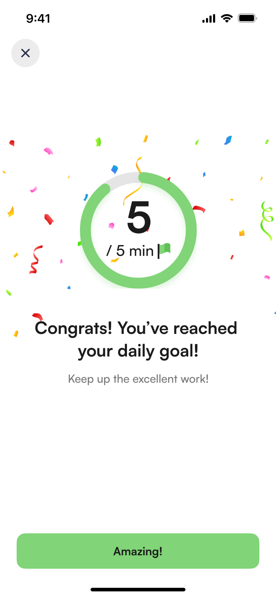 Daily Goal Achievement